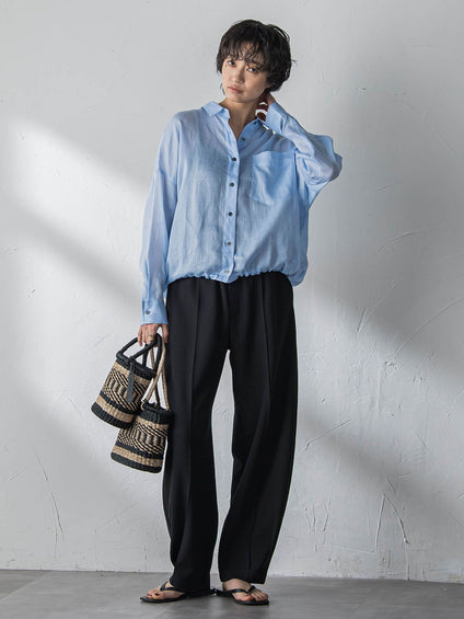 ラスターラミーカルゼバックドロストヘムシャツ