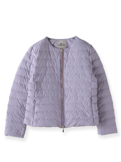 ペプラムダウンジャケット