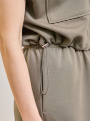 【SET】ダンボールニットベスト×スカート2ピース