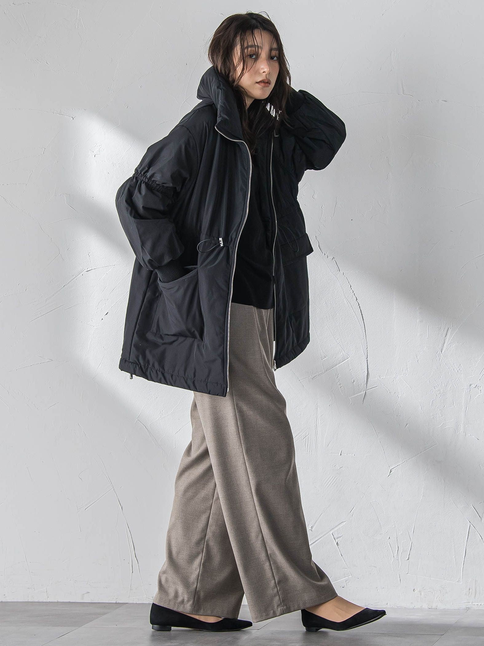 中綿リバーシブルコート≪手洗い可能≫