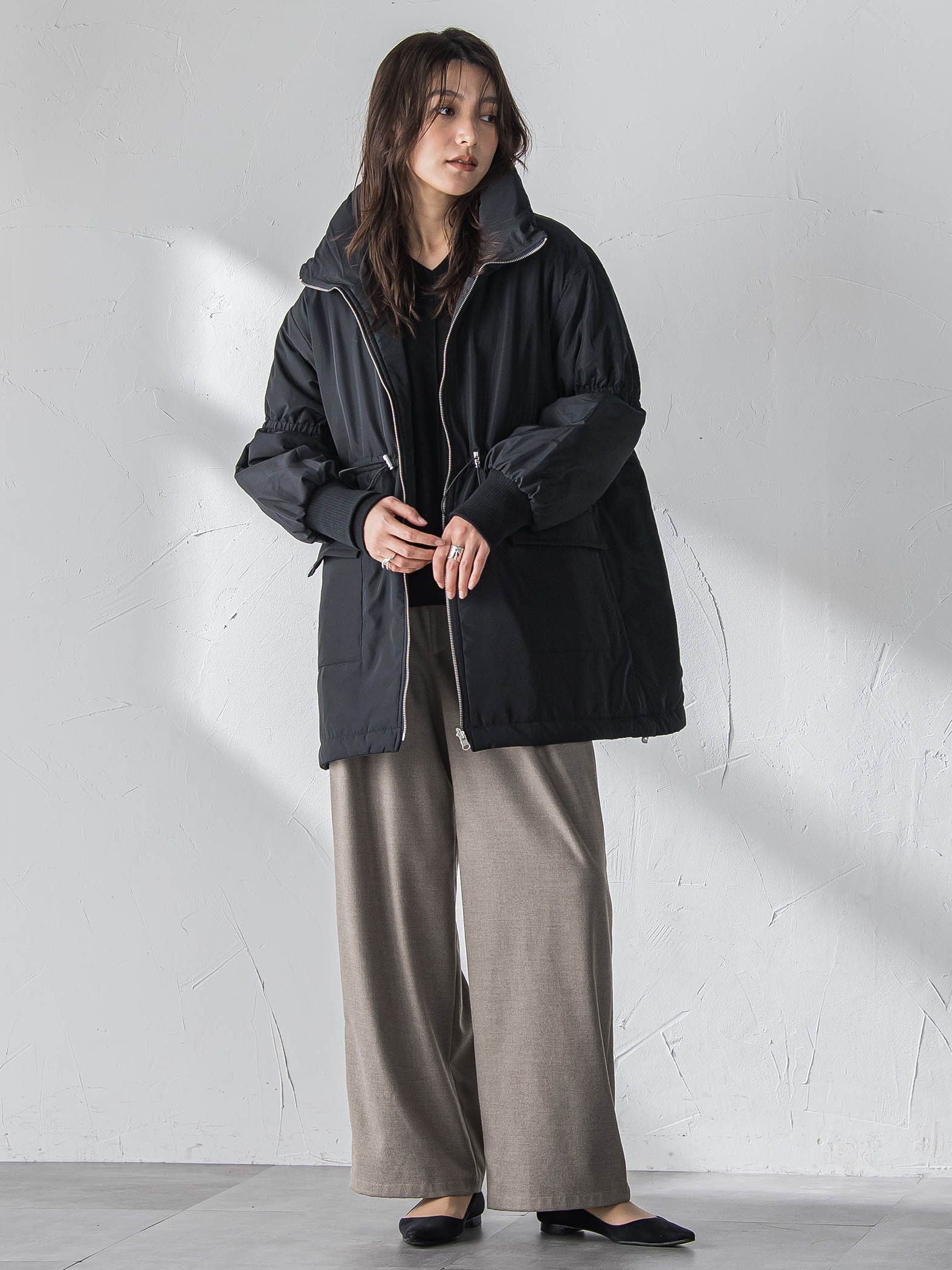 中綿リバーシブルコート≪手洗い可能≫