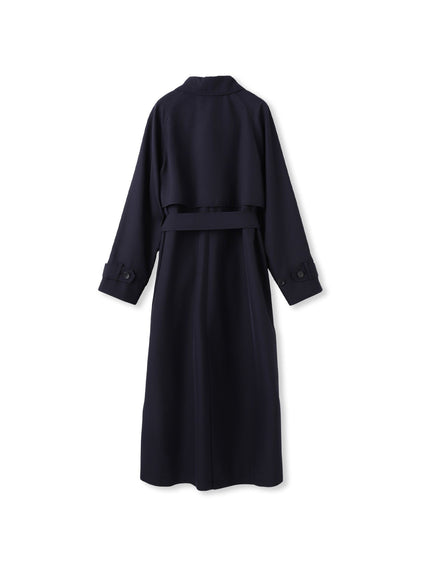 【ラク軽トレンチ】ラグランスリーブスプリングコート≪撥水/手洗い≫