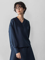 軽量ボンディングスカートセットアップ≪洗濯機で洗える≫