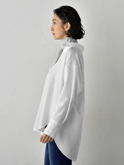 【WEB限定】”3コーデが叶う2点セット”ニット×シャツ≪手洗い可能≫