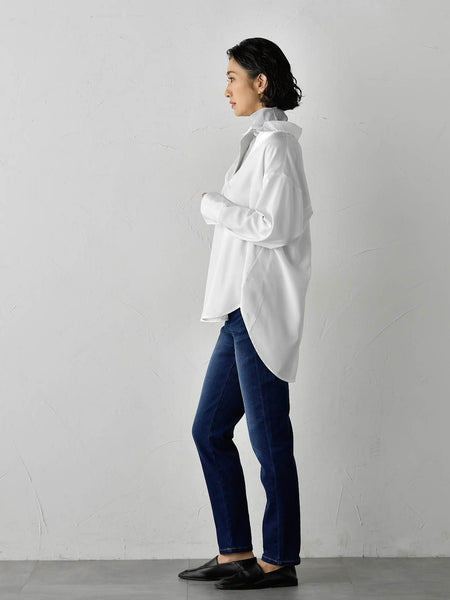 【WEB限定】”3コーデが叶う2点セット”ニット×シャツ≪手洗い可能≫