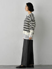 【WEB限定】”3コーデが叶う2点セット”ニット×シャツ≪手洗い可能≫