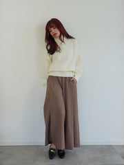 One Tuck Wide Pants≪手洗い可能≫