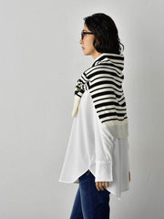 【WEB限定】”3コーデが叶う2点セット”ニット×シャツ≪手洗い可能≫