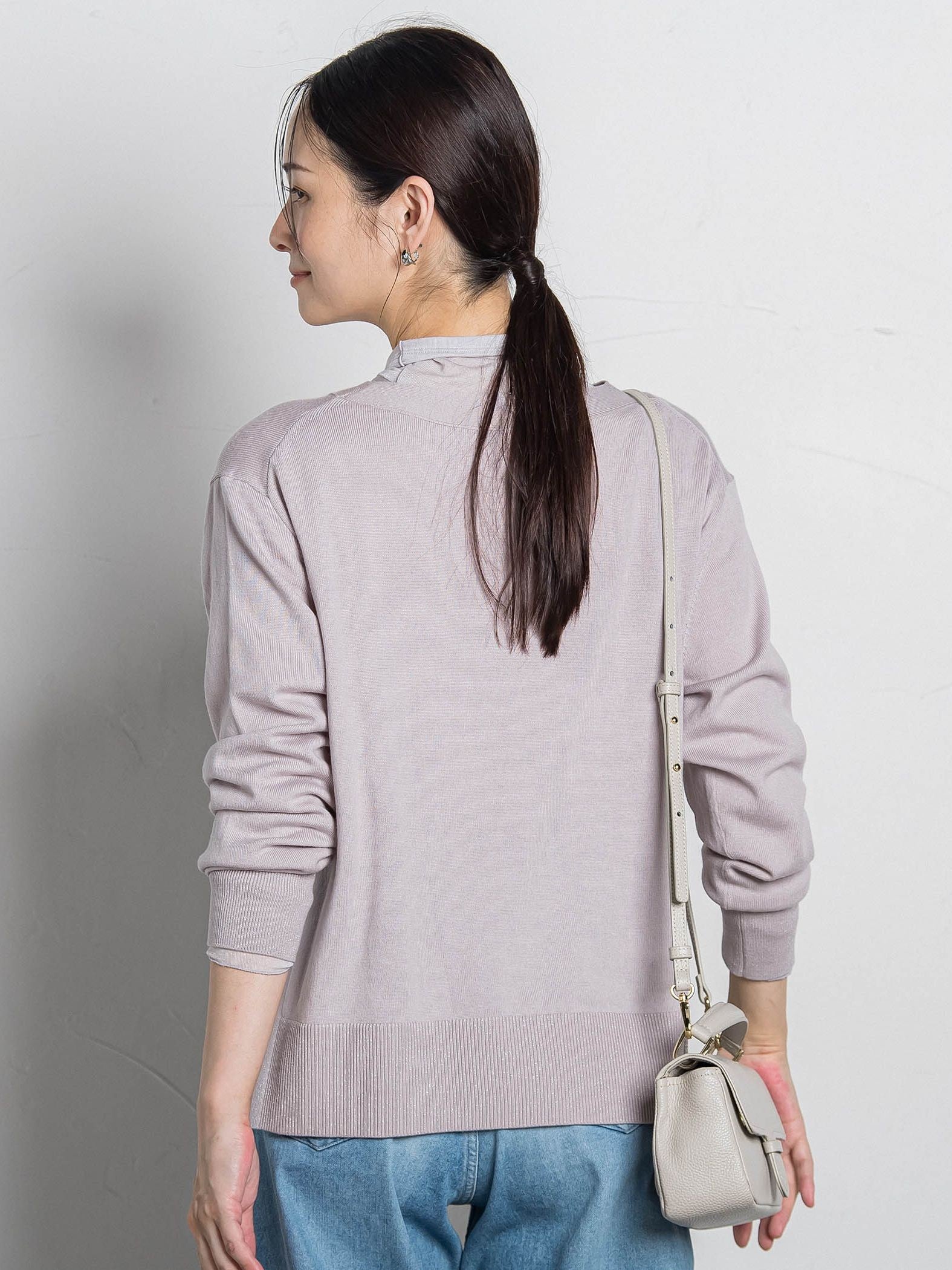 ANGELINAリブスリーブニット≪WEB限定11号/洗える≫