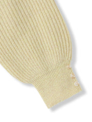 ラメリブボトルネックニット≪手洗い可能≫