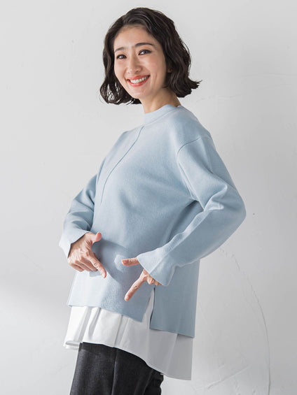 ペプラムカットソー