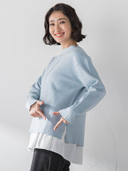 ペプラムカットソー