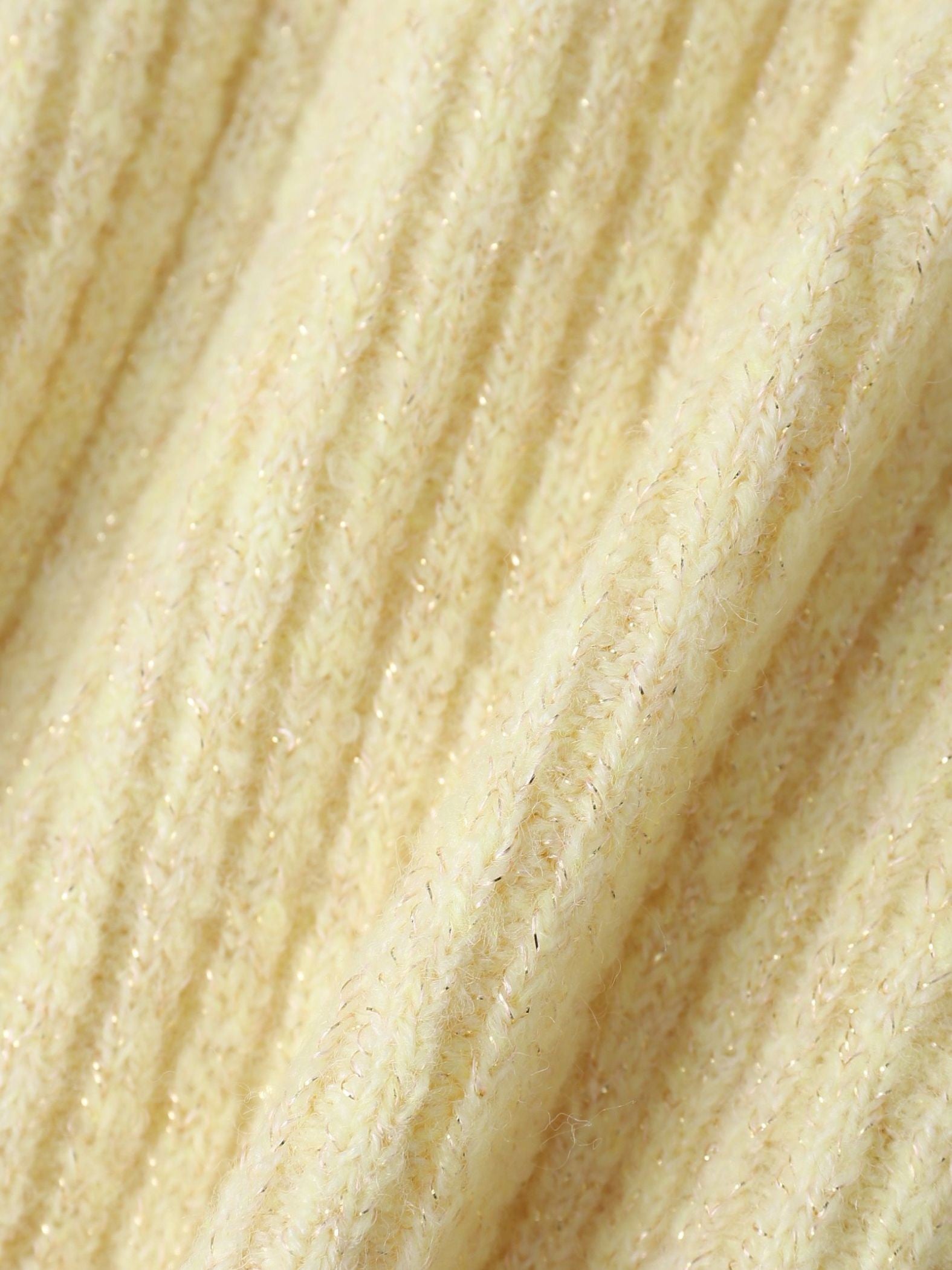 ラメリブボトルネックニット≪手洗い可能≫