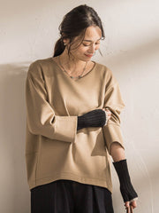 【WEB限定】【WILLIAM BRUNTON】カシミヤラインニットグローブ