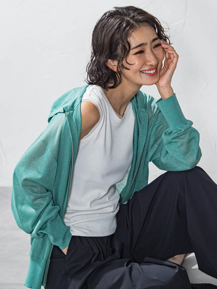 【WEB限定】ラメタンクトップ≪手洗い可能≫