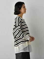 【WEB限定】”3コーデが叶う2点セット”ニット×シャツ≪手洗い可能≫