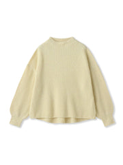 ラメリブボトルネックニット≪手洗い可能≫