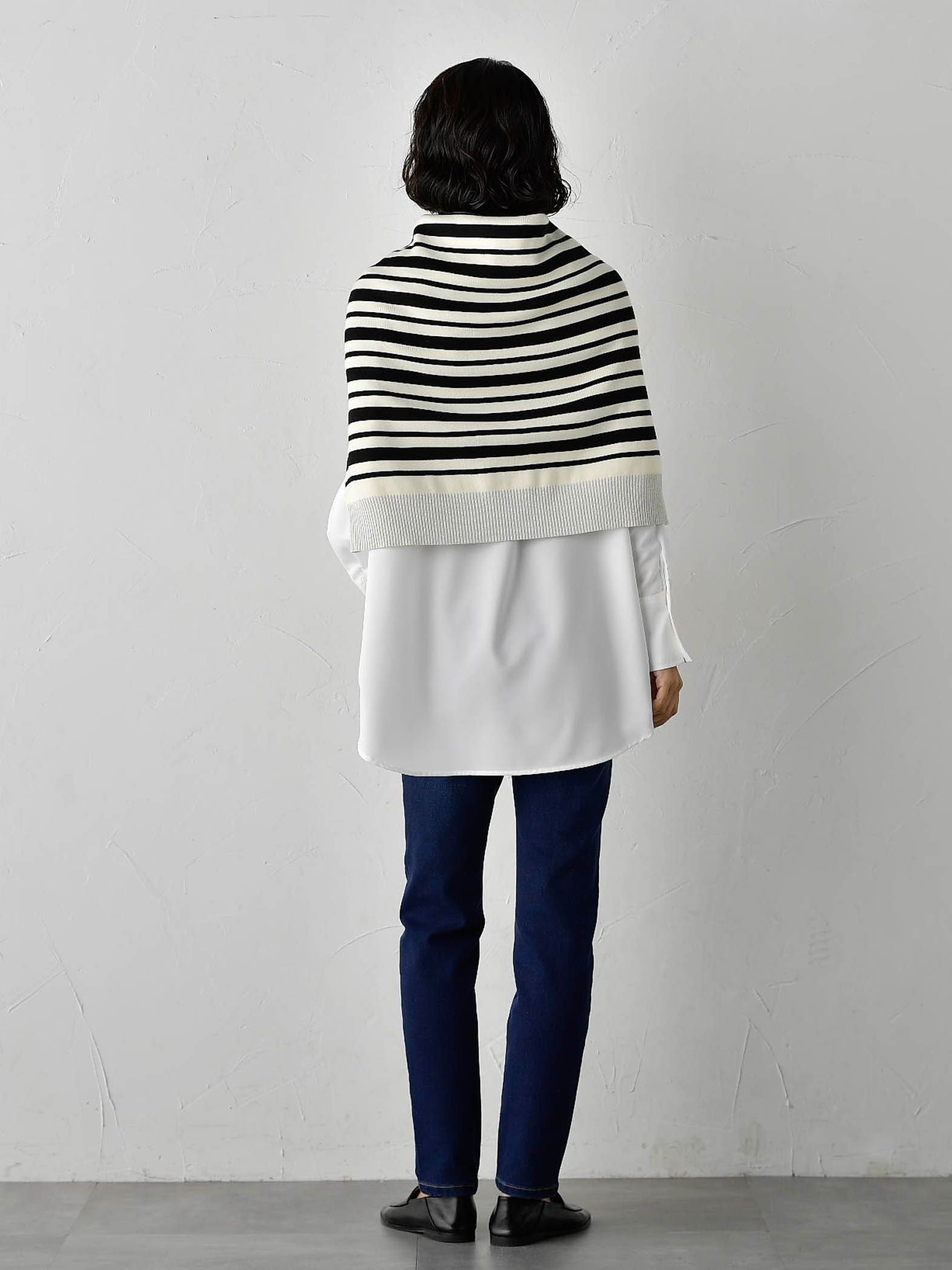 【WEB限定】”3コーデが叶う2点セット”ニット×シャツ≪手洗い可能≫