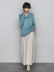 今日の気分で着回せるリバーシブルニット≪手洗い可能≫