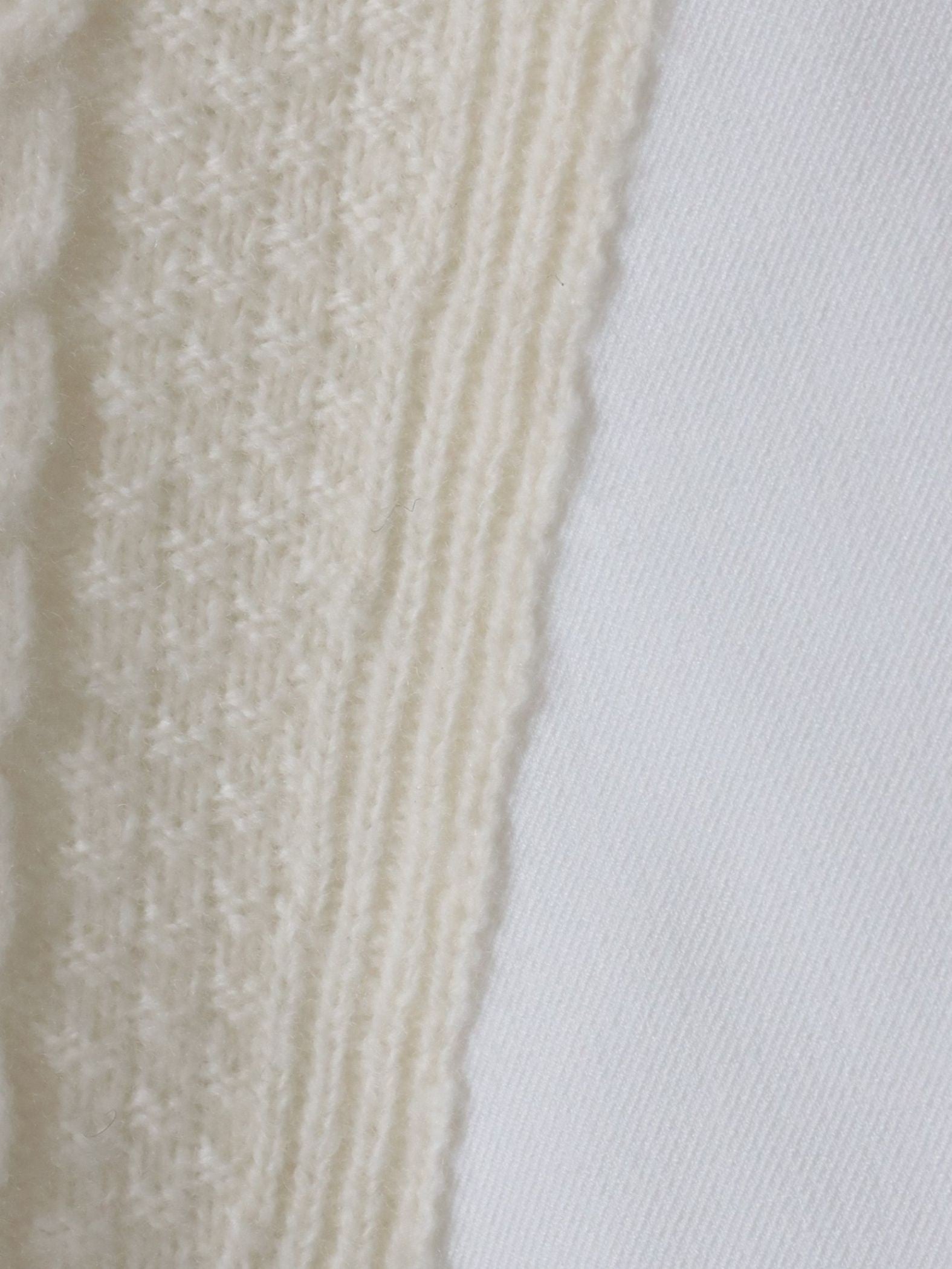 【大きいサイズ】ハミルトンケーブル切り替えニット