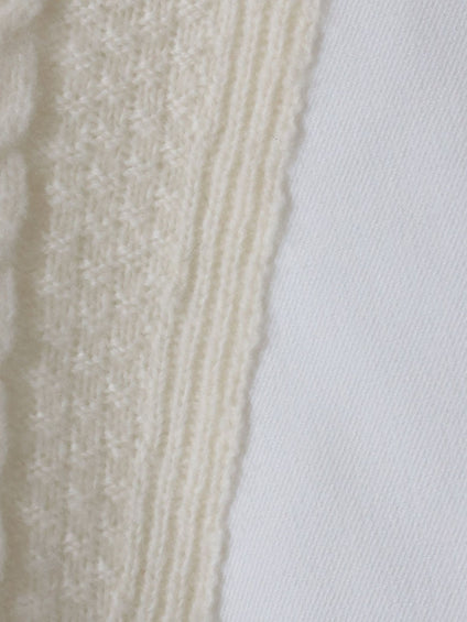 【大きいサイズ】ハミルトンケーブル切り替えニット