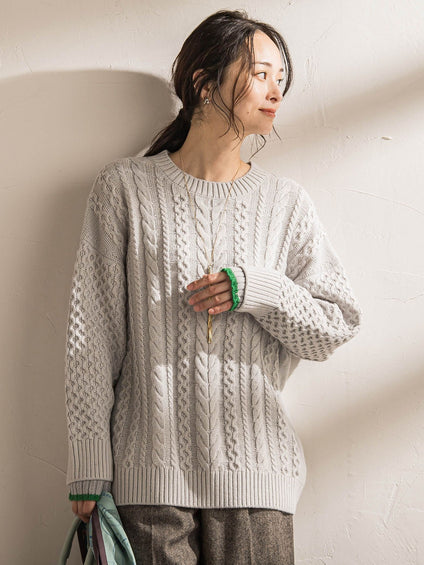 【WEB限定】【WILLIAM BRUNTON】カシミヤラインニットグローブ