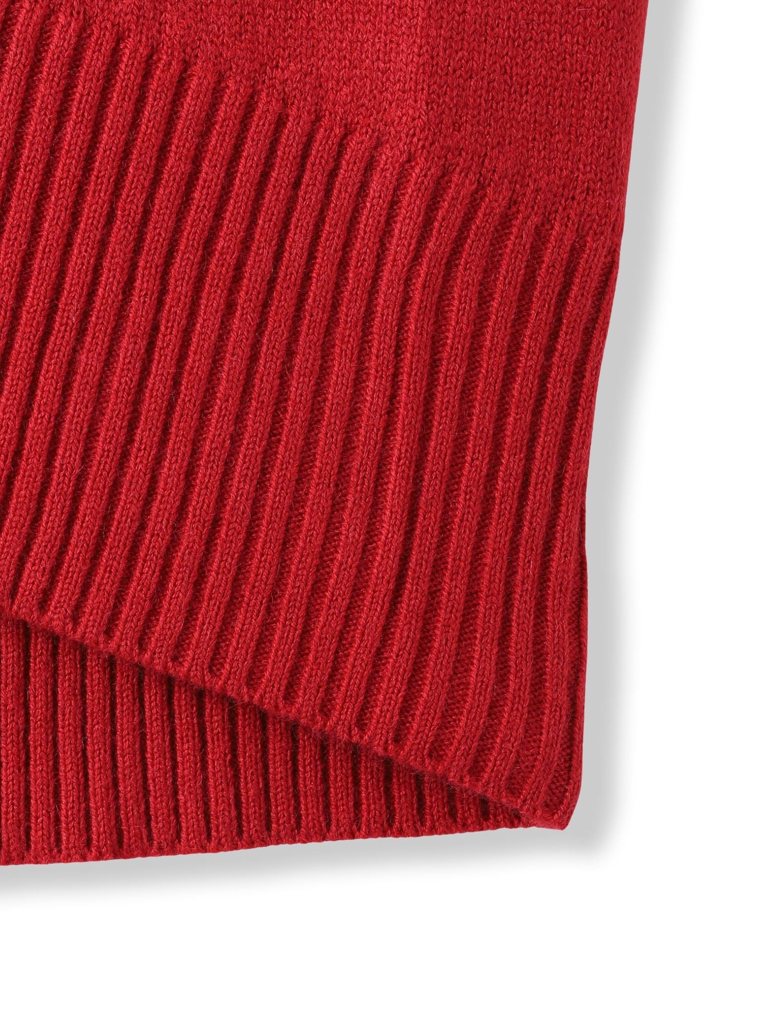 ハイネックシンプルニット≪手洗い可能≫