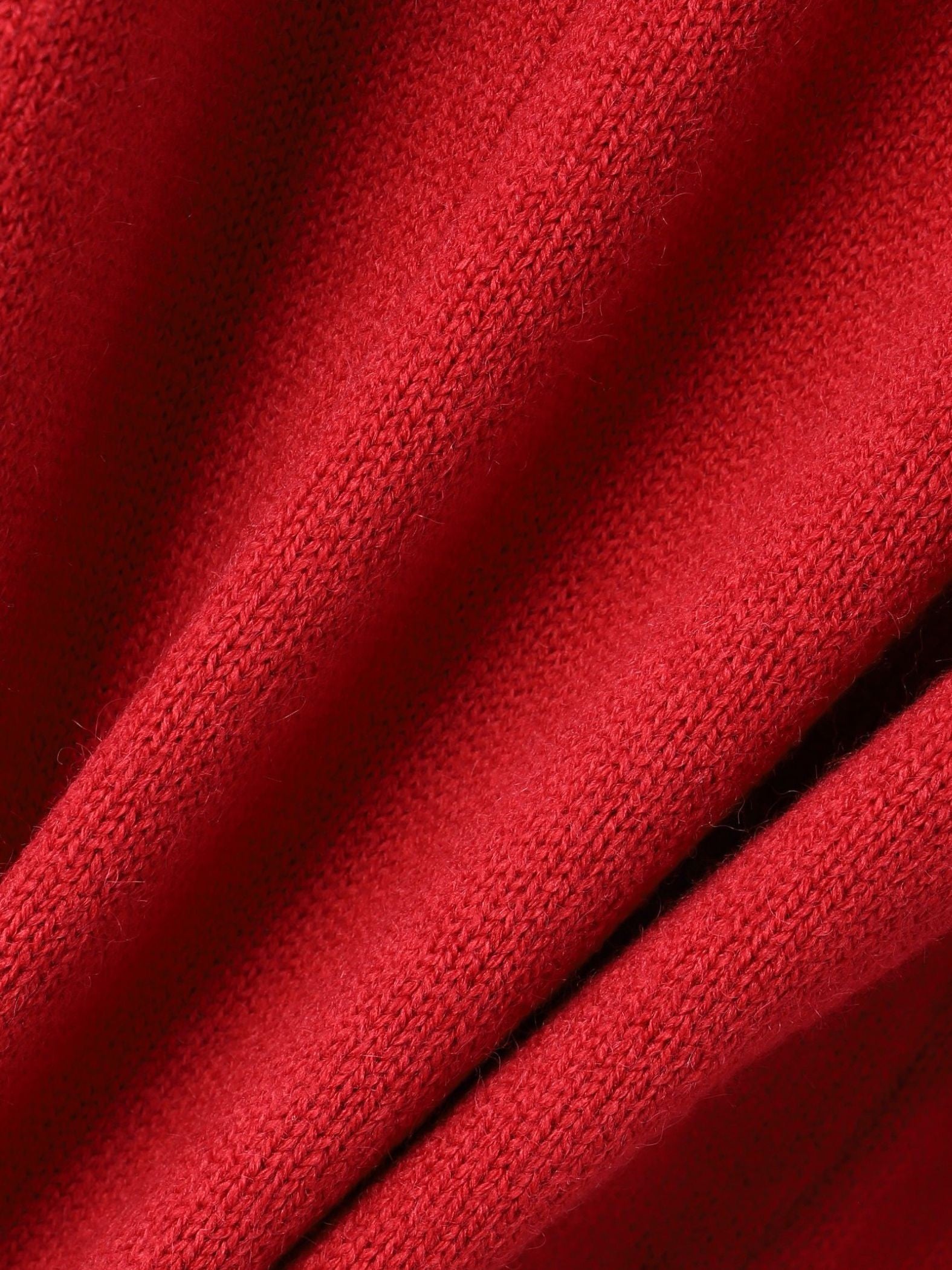 ハイネックシンプルニット≪手洗い可能≫