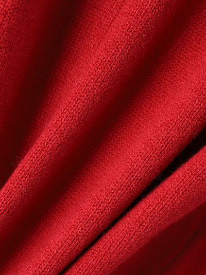 ハイネックシンプルニット≪手洗い可能≫