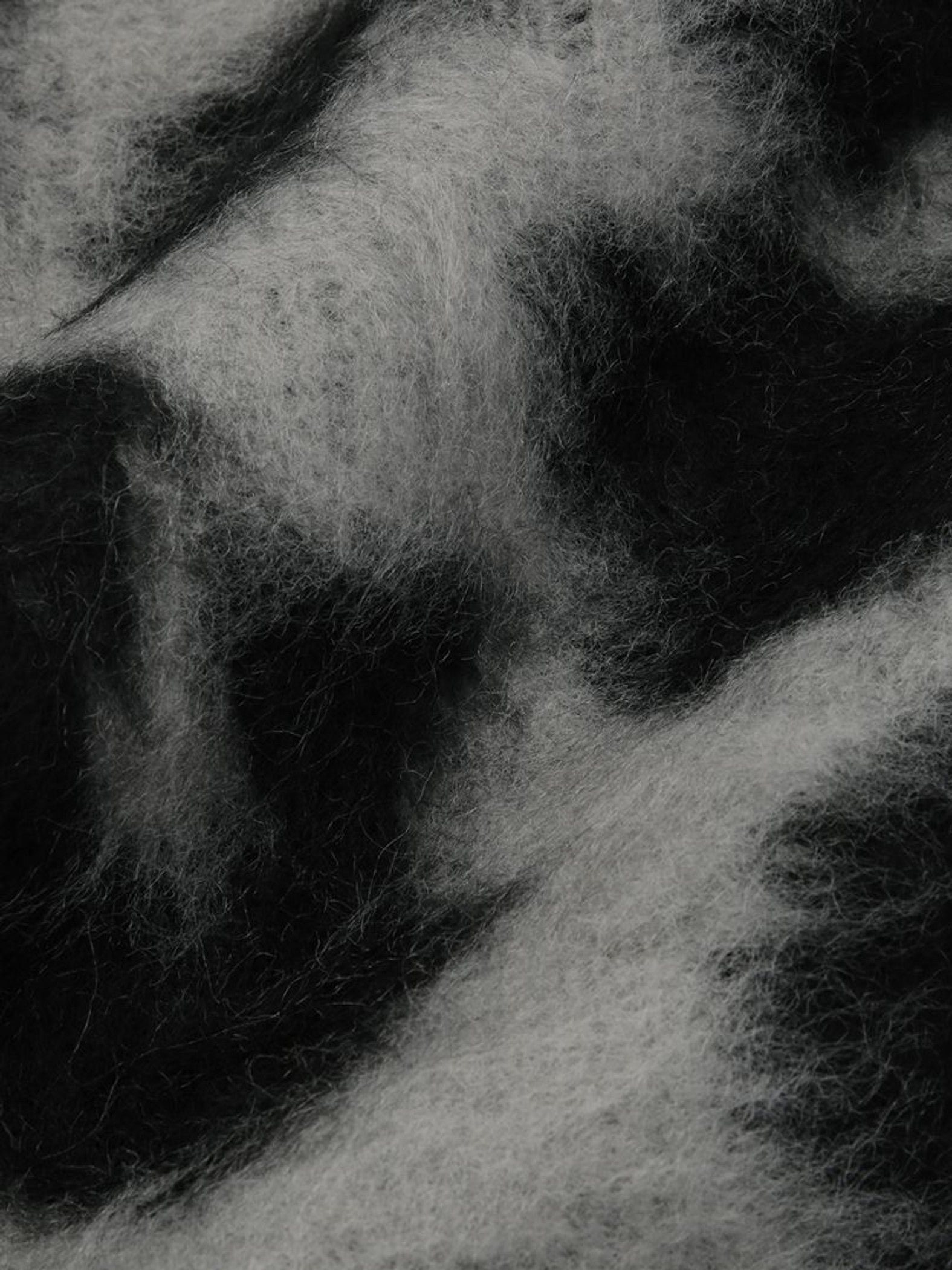 レオパードジャガードシャギーニットプルオーバー