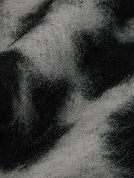 レオパードジャガードシャギーニットプルオーバー