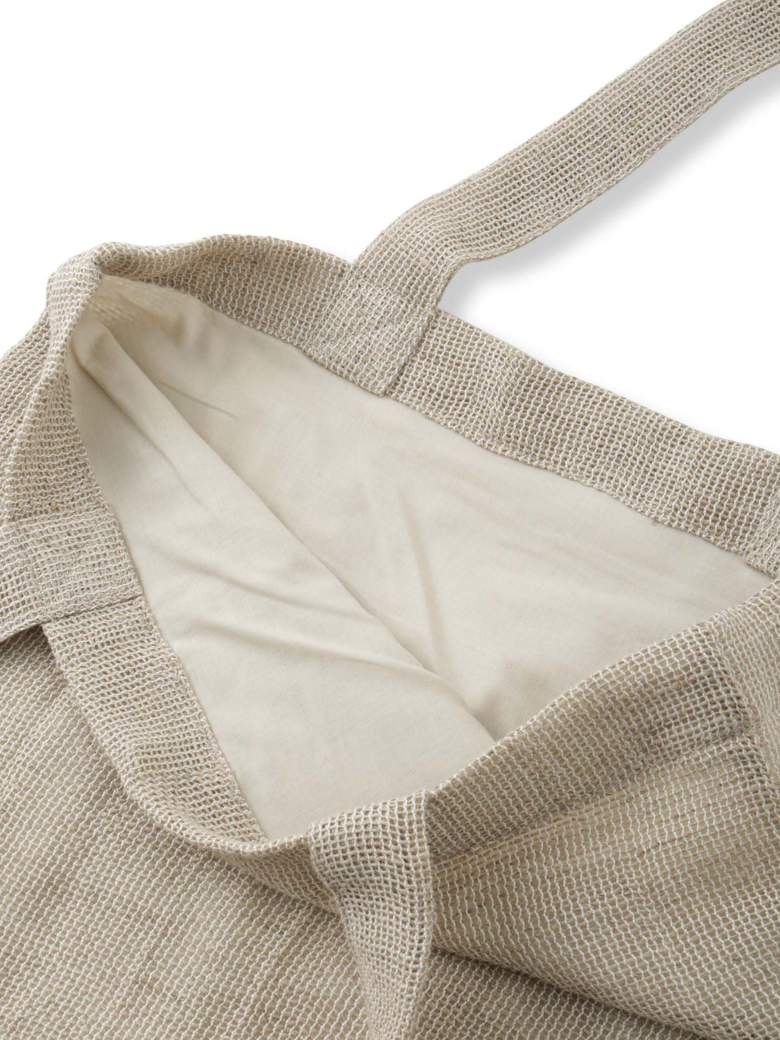 【WEB限定】【DELIY】LINEN RAMIE LENO WEAVE SHOULDER BAG