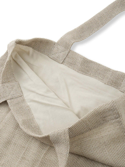【WEB限定】【DELIY】LINEN RAMIE LENO WEAVE SHOULDER BAG