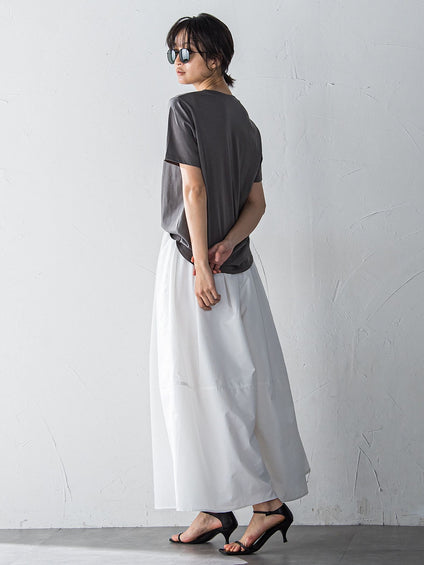 ハンドメッセージ刺繍ロゴTシャツ≪洗濯機で洗える≫