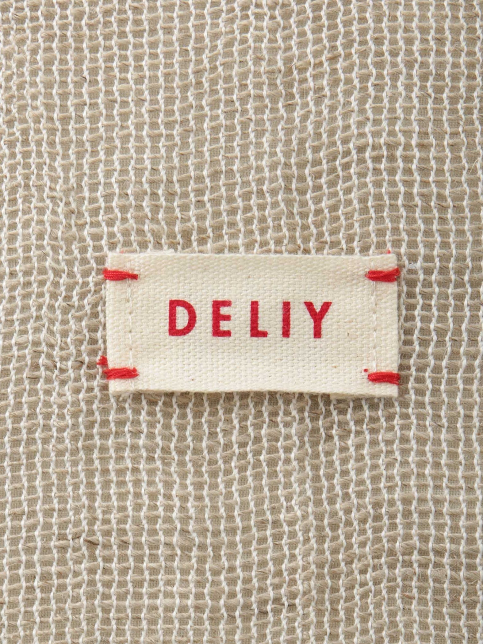 【WEB限定】【DELIY】LINEN RAMIE LENO WEAVE SHOULDER BAG