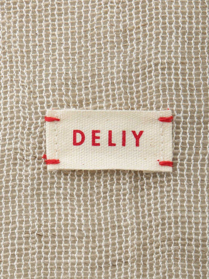【WEB限定】【DELIY】LINEN RAMIE LENO WEAVE SHOULDER BAG