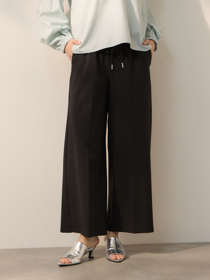 CICA配合サークルストレッチイージーワイドパンツ