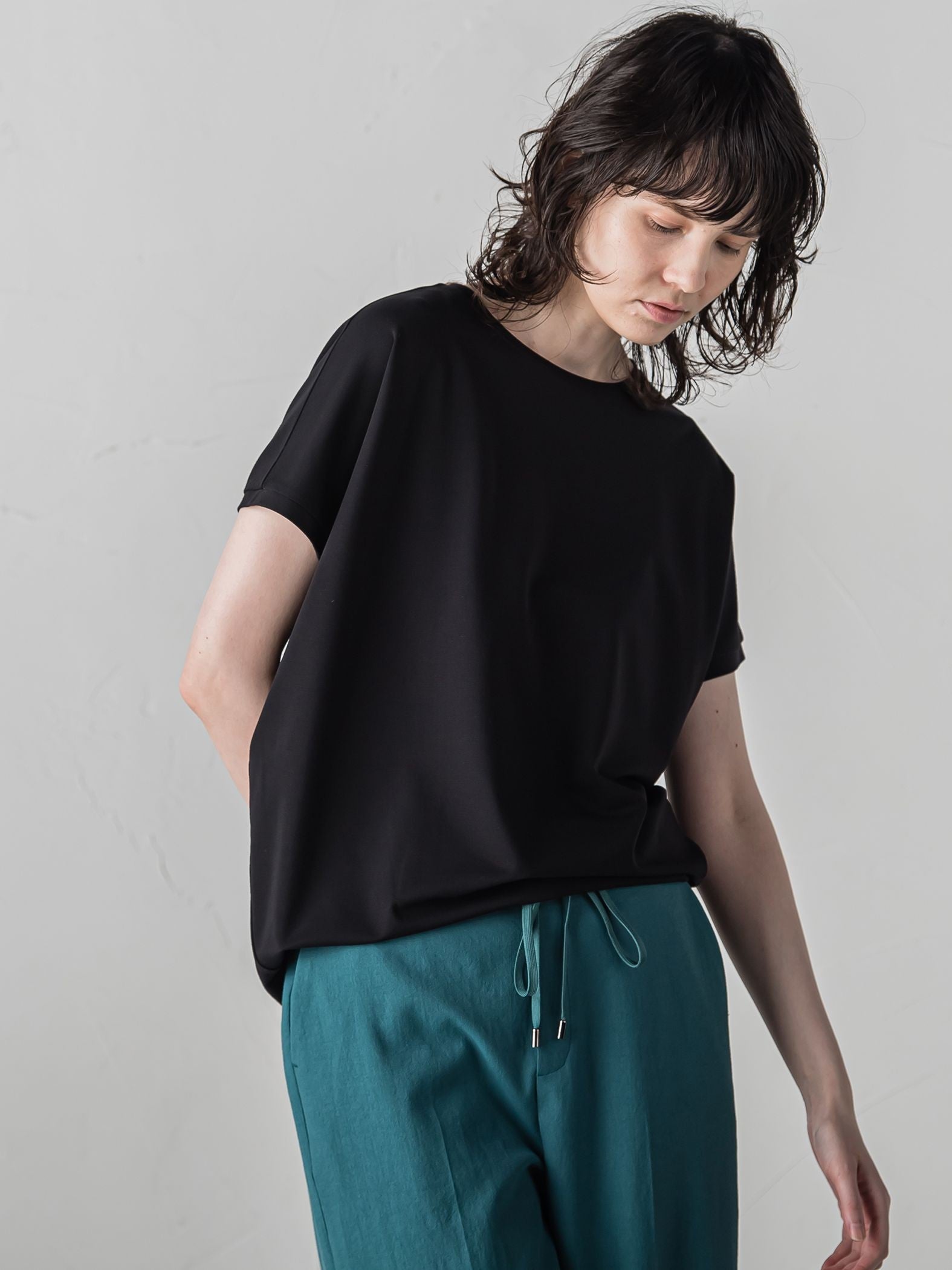 マシュマロポンチカットソー≪洗濯機で洗える≫