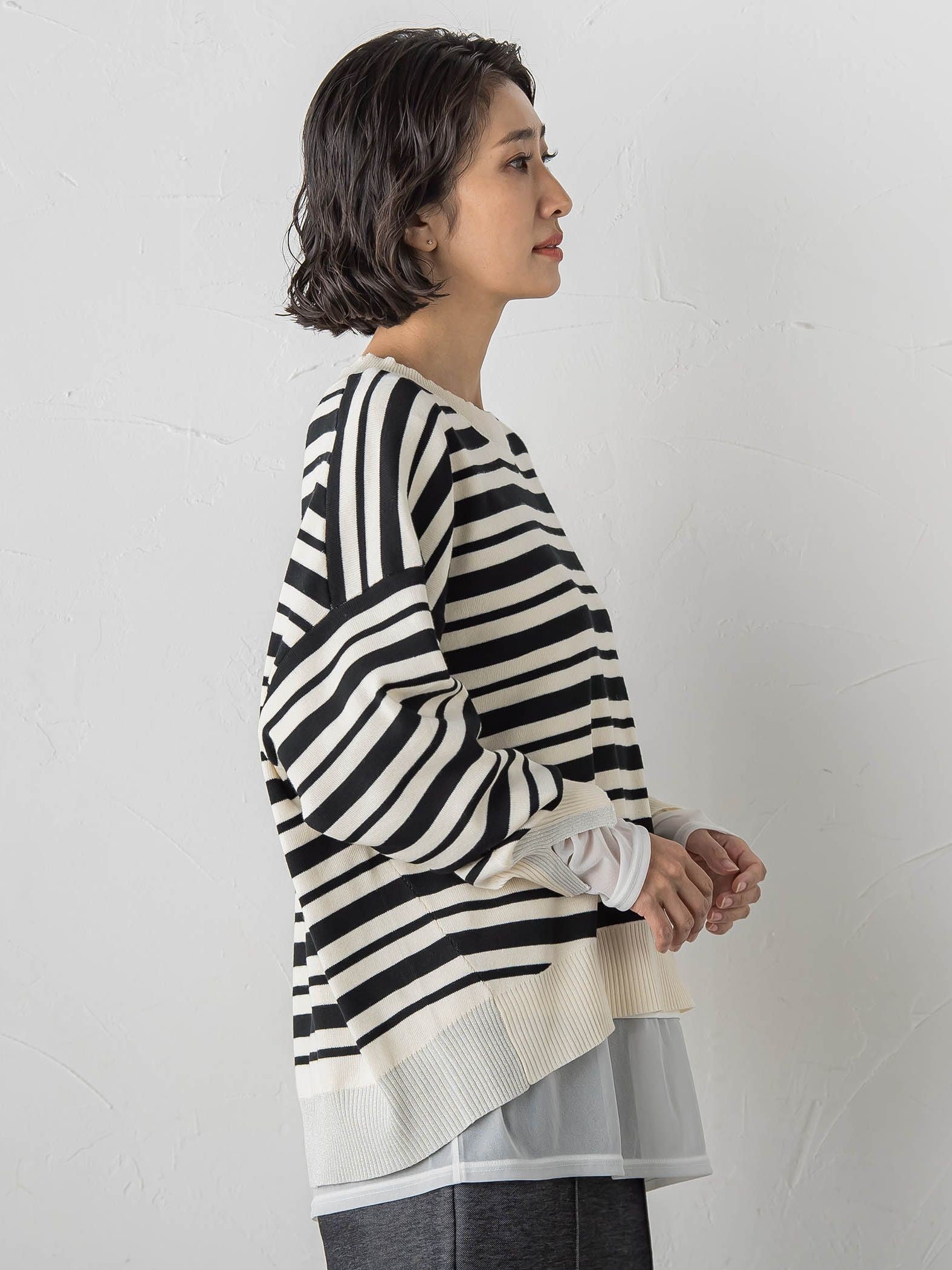 【WEB限定】”3コーデが叶う2点セット”ニット×シャツ