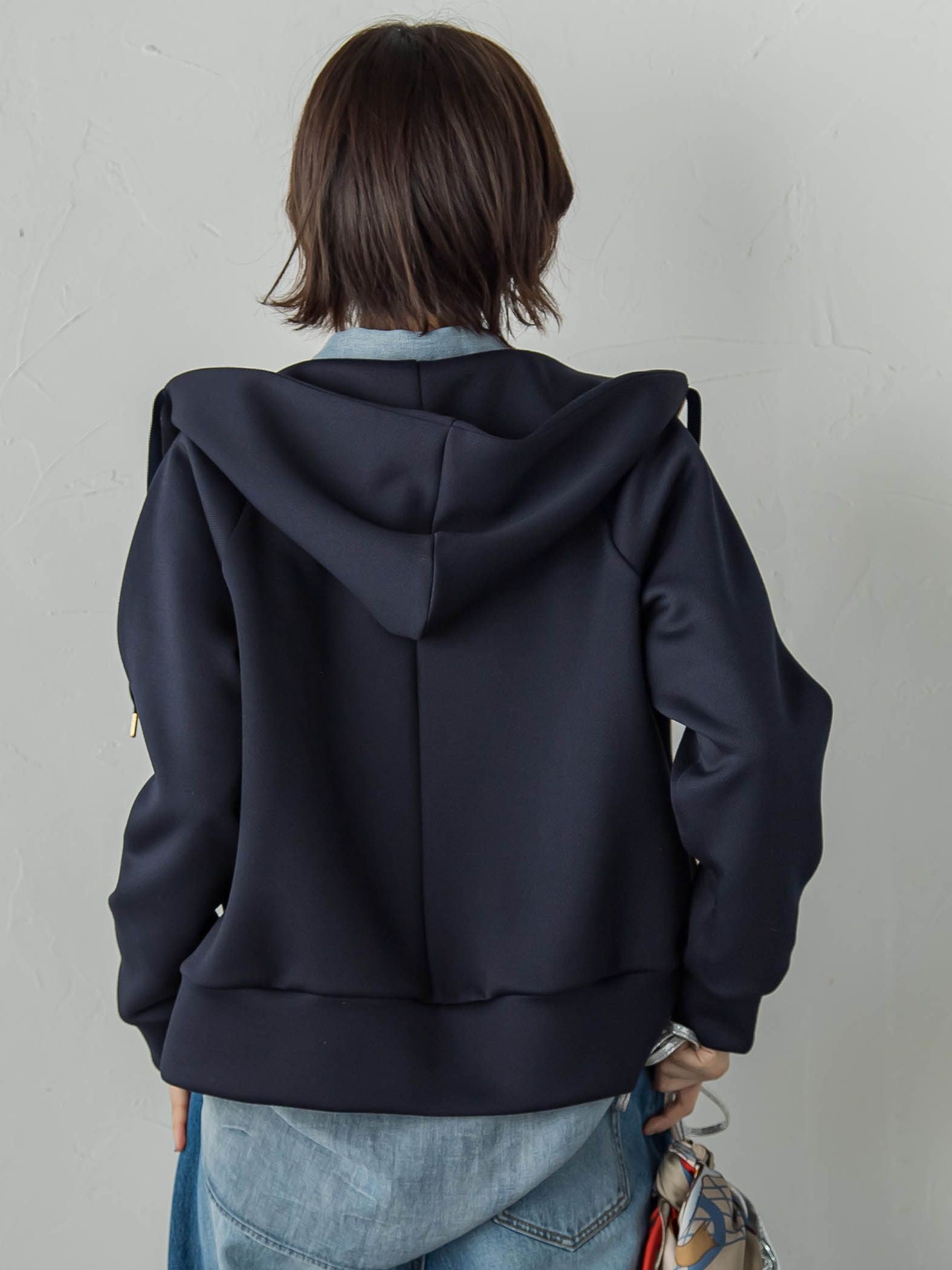 カルゼダンボールパーカー≪手洗い可能≫