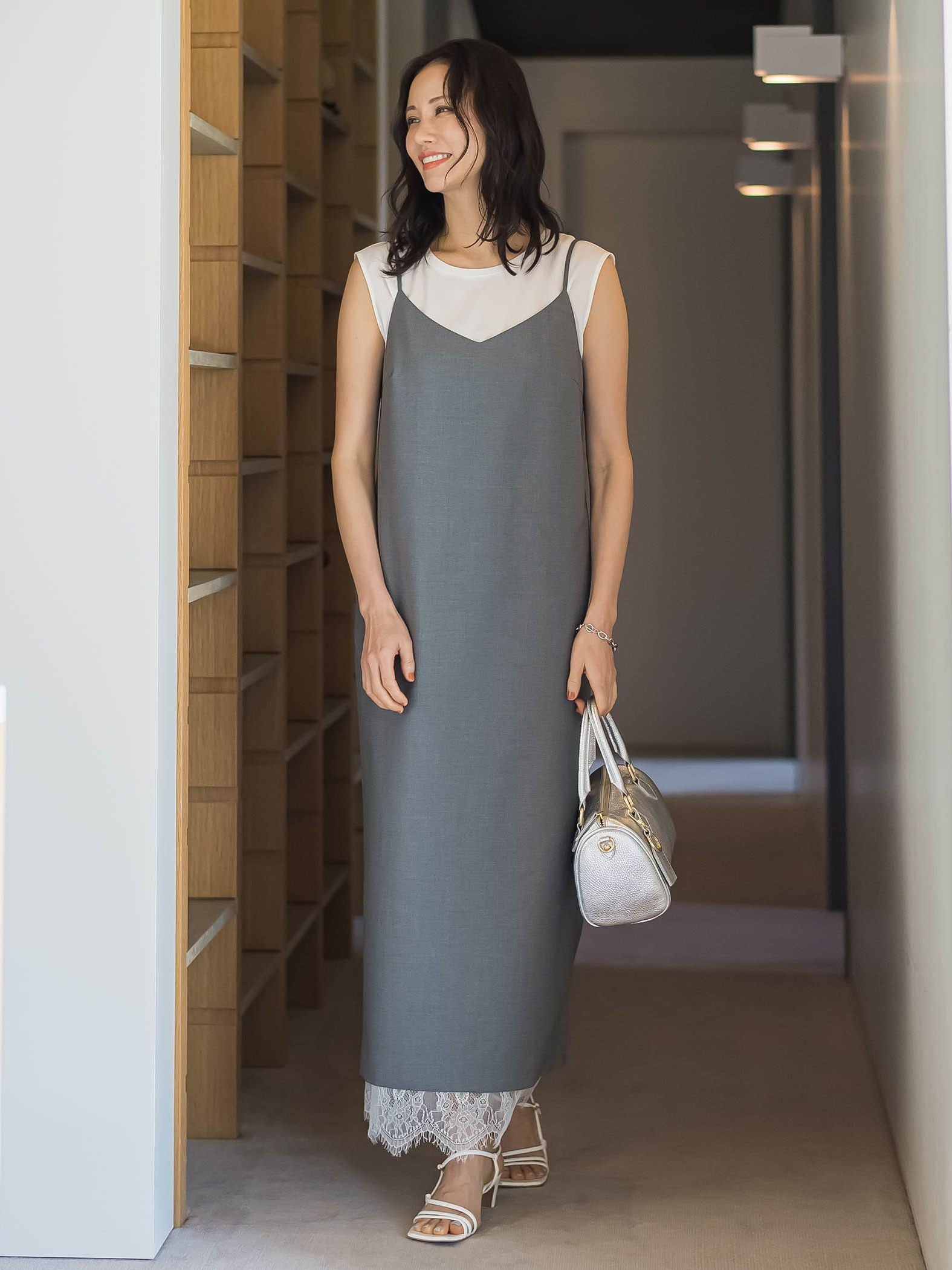 エディター東原妙子×LAUTREAMONT/レースワンピース