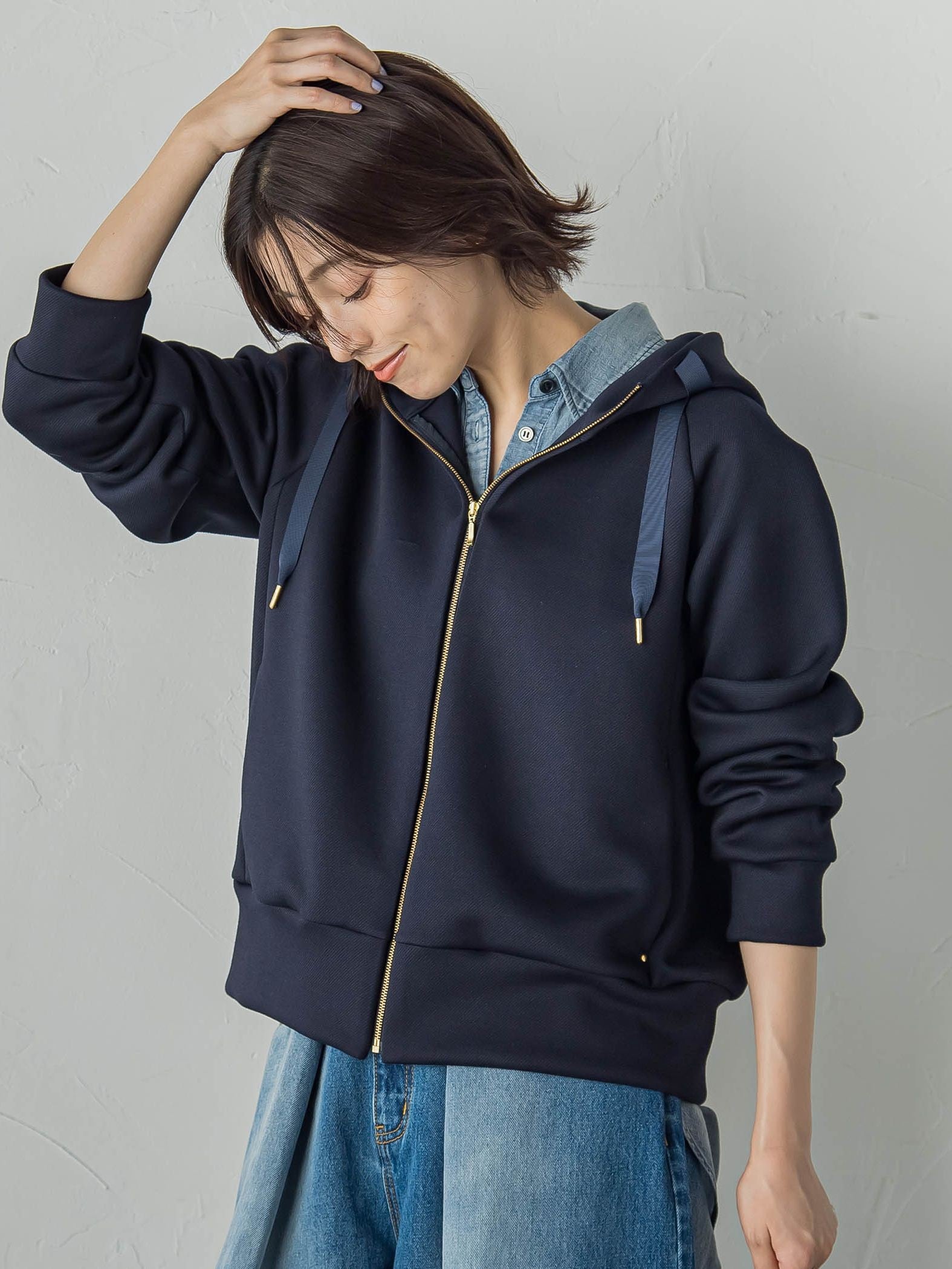 カルゼダンボールパーカー≪手洗い可能≫