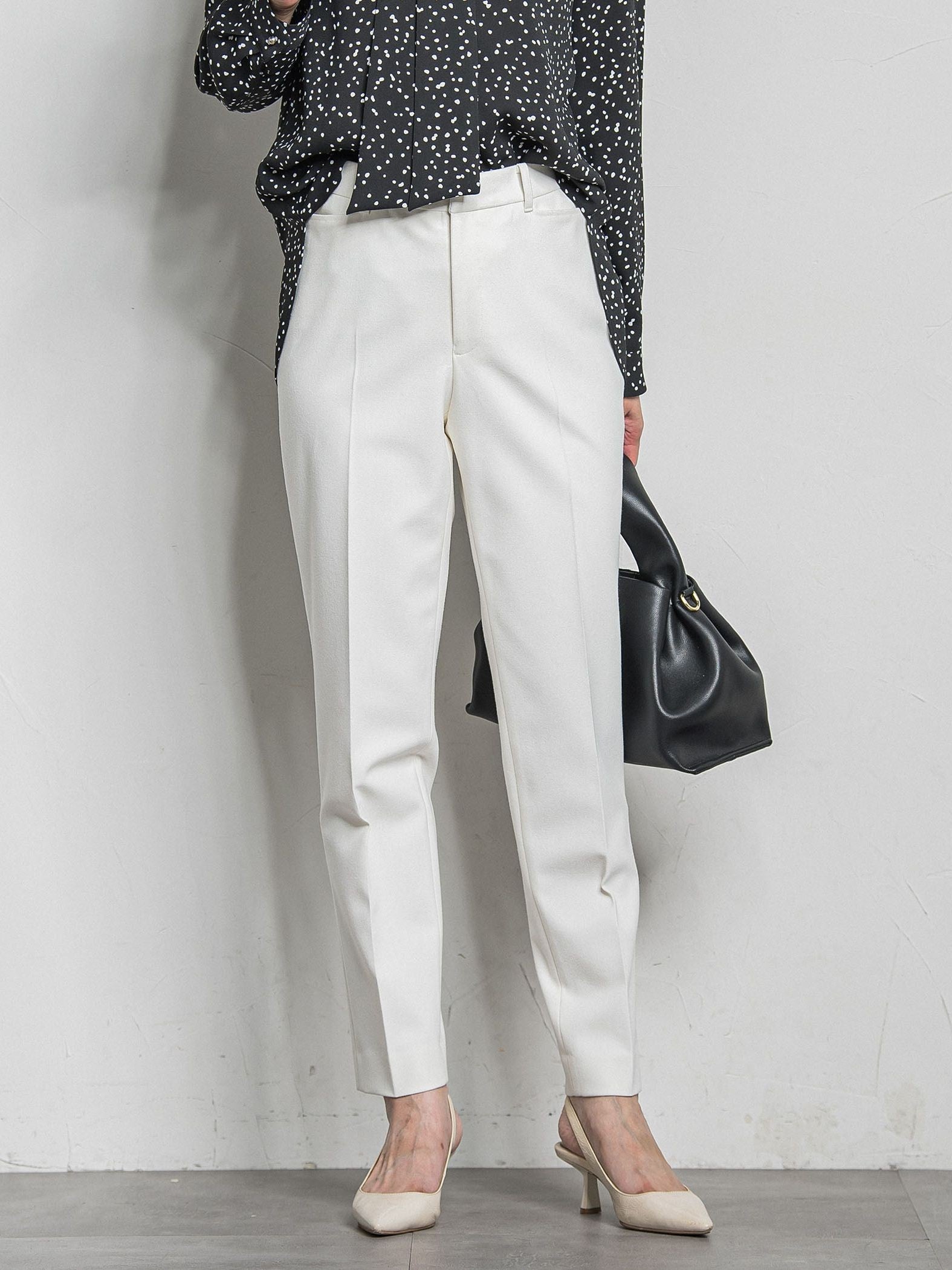 両面起毛テーパードパンツ≪WEB限定13号/洗える/セットアップ対応≫