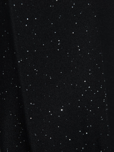 ミニスパンコールクルーネックニット≪手洗い可能≫