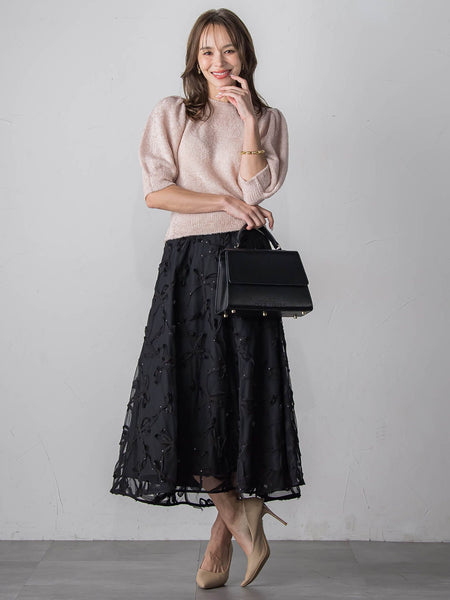 ラメシャギーニット≪手洗い可能≫