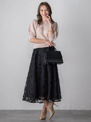 ラメシャギーニット≪手洗い可能≫