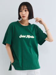 さがら刺繍ロゴTシャツ≪洗濯機で洗える≫