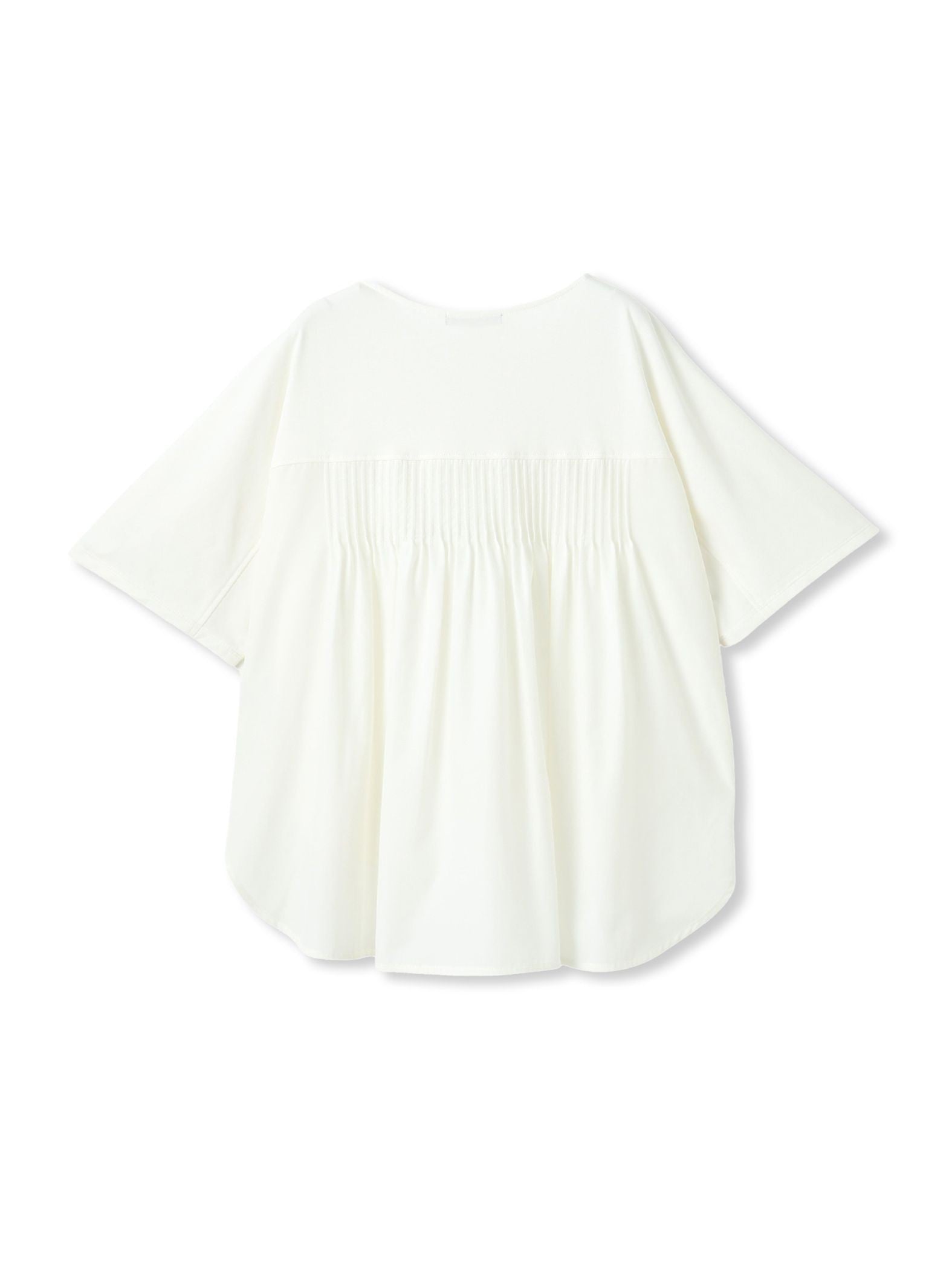 【WEB限定】≪夏の体型カバーに≫タックフレアカットソー