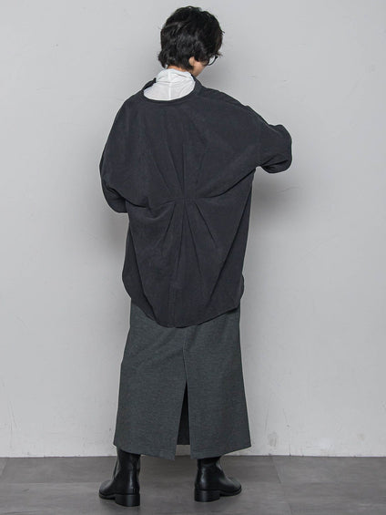 コーデュロイバックタックシャツ≪手洗い可能≫