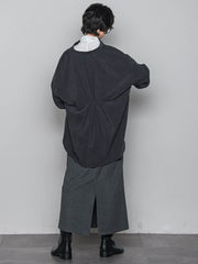 コーデュロイバックタックシャツ≪手洗い可能≫